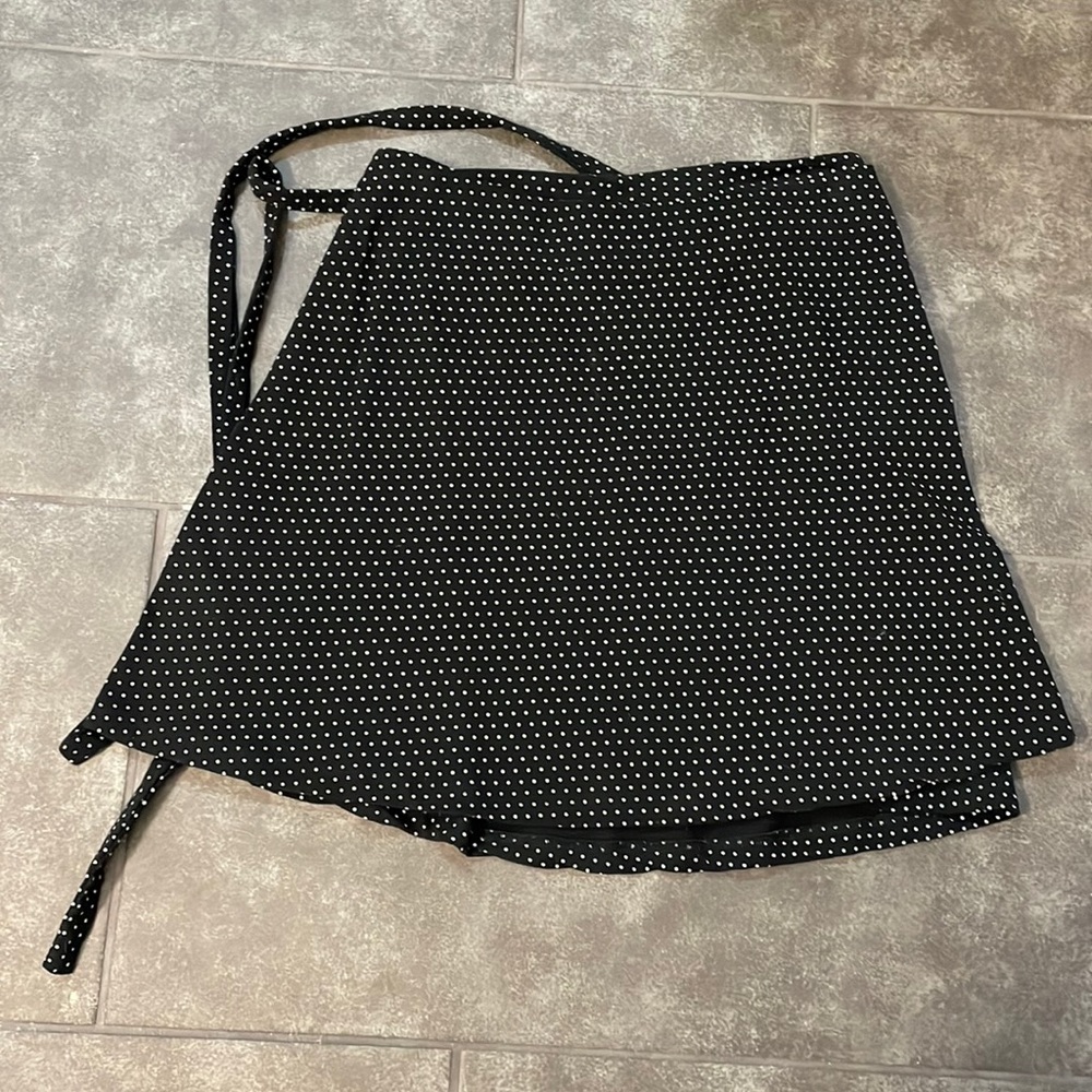 Brandy Melville Polka-Dot Wrap Skirt